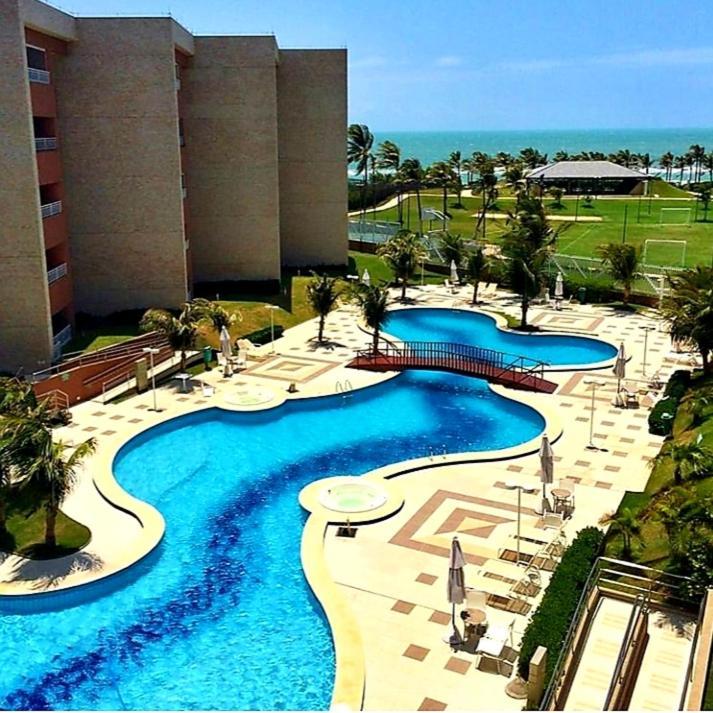 Apartamento Em Condominio Resort Vizinho Ao Beach Park Fortaleza  Exterior foto